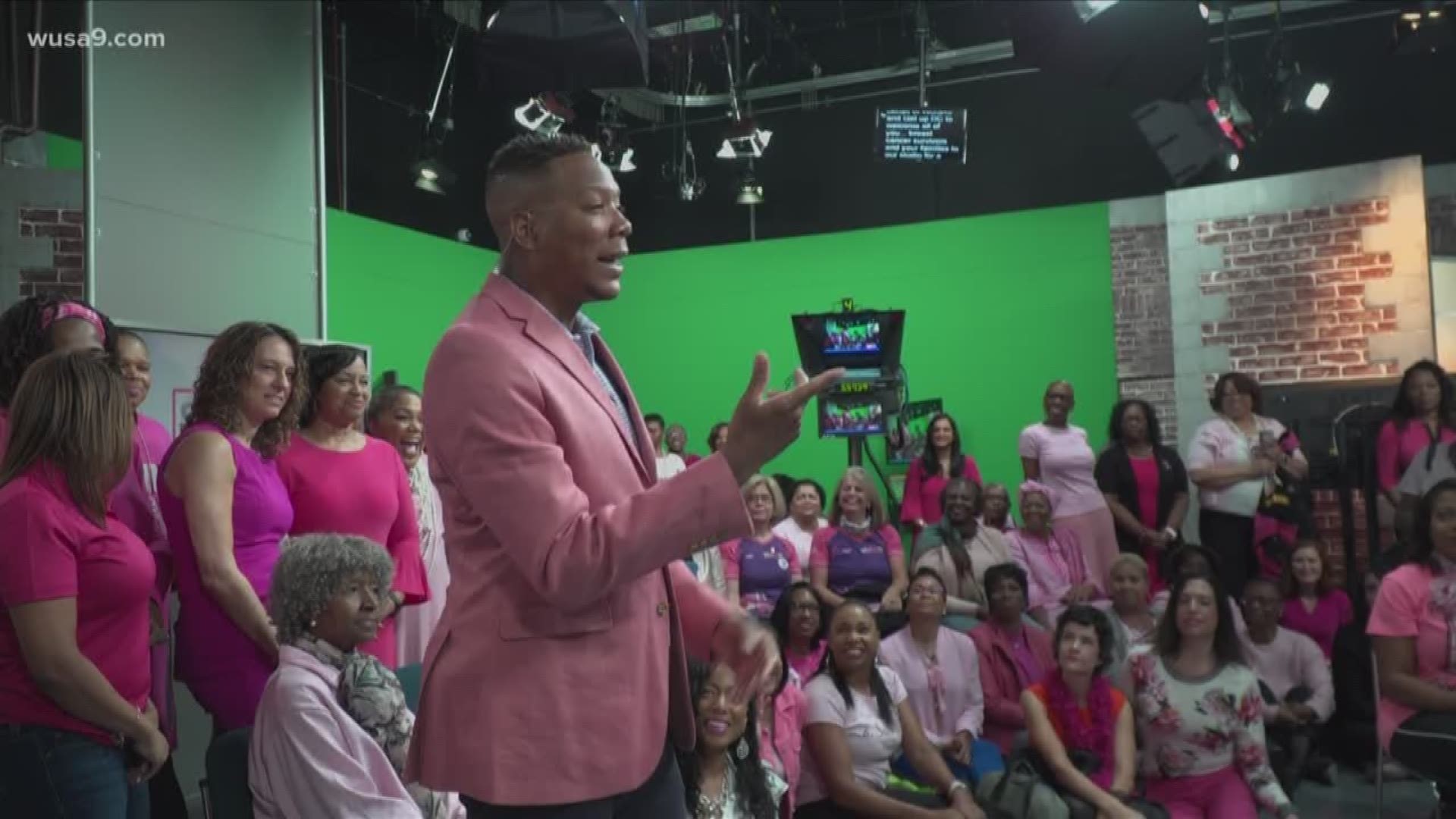 We honored over 100 breast cancer survivors on Get Up DC.
