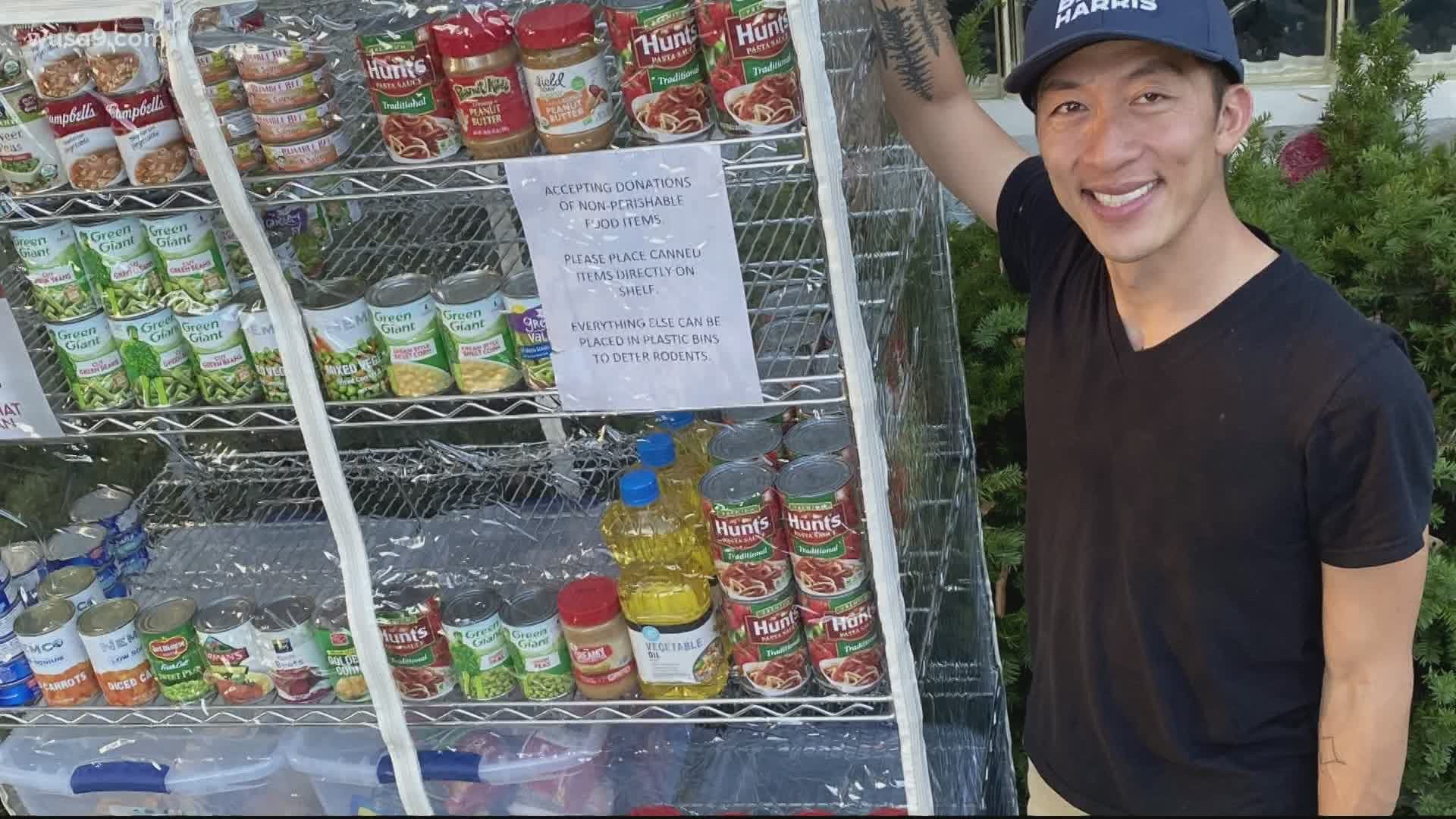 Tri Trinh sought to make a difference during these hard times and founded WithKindnessDC.org and a food pantry to help those in need.