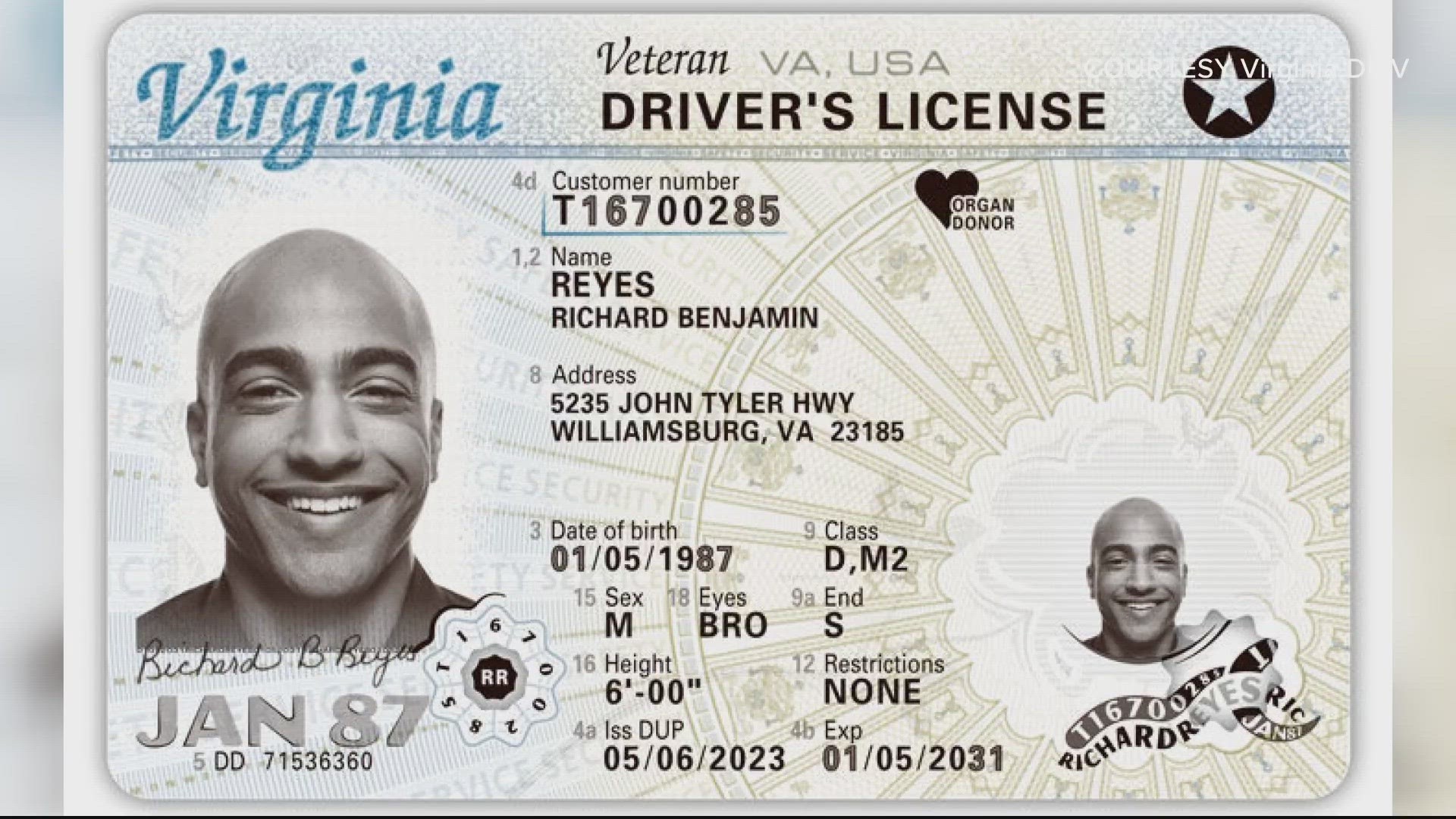 Virginia is rolling out new designs for driver's licenses and ID cards.