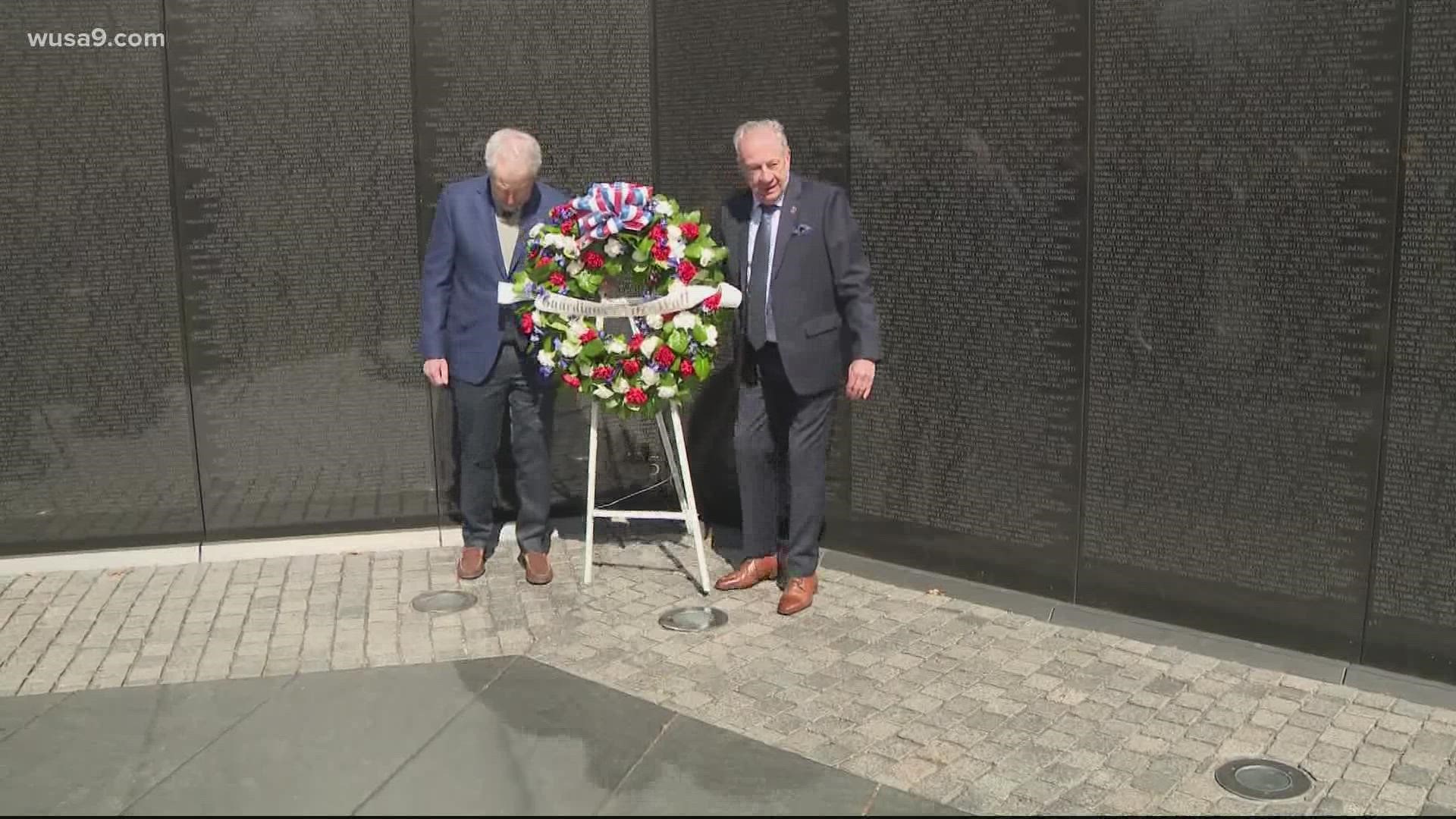 The memorial is among one of the most visited in D.C. today. The black granite walls hold names of more than 58,000  who gave their lives or remain missing.