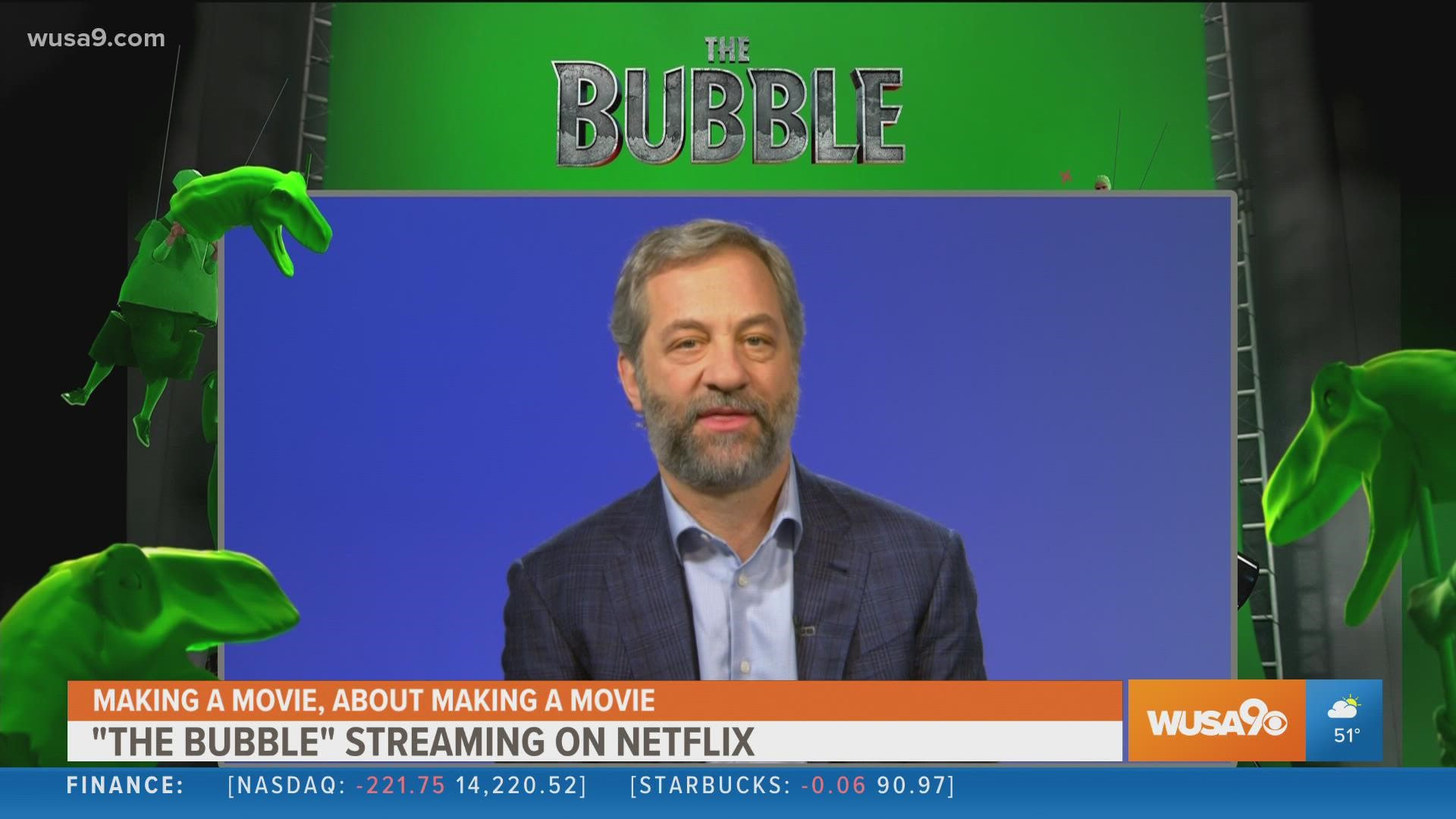 Actor, director, producer Judd Apatow shares what it was like making a movie ("The Bubble") in a pandemic about making a movie in a pandemic. Streaming on Netflix.