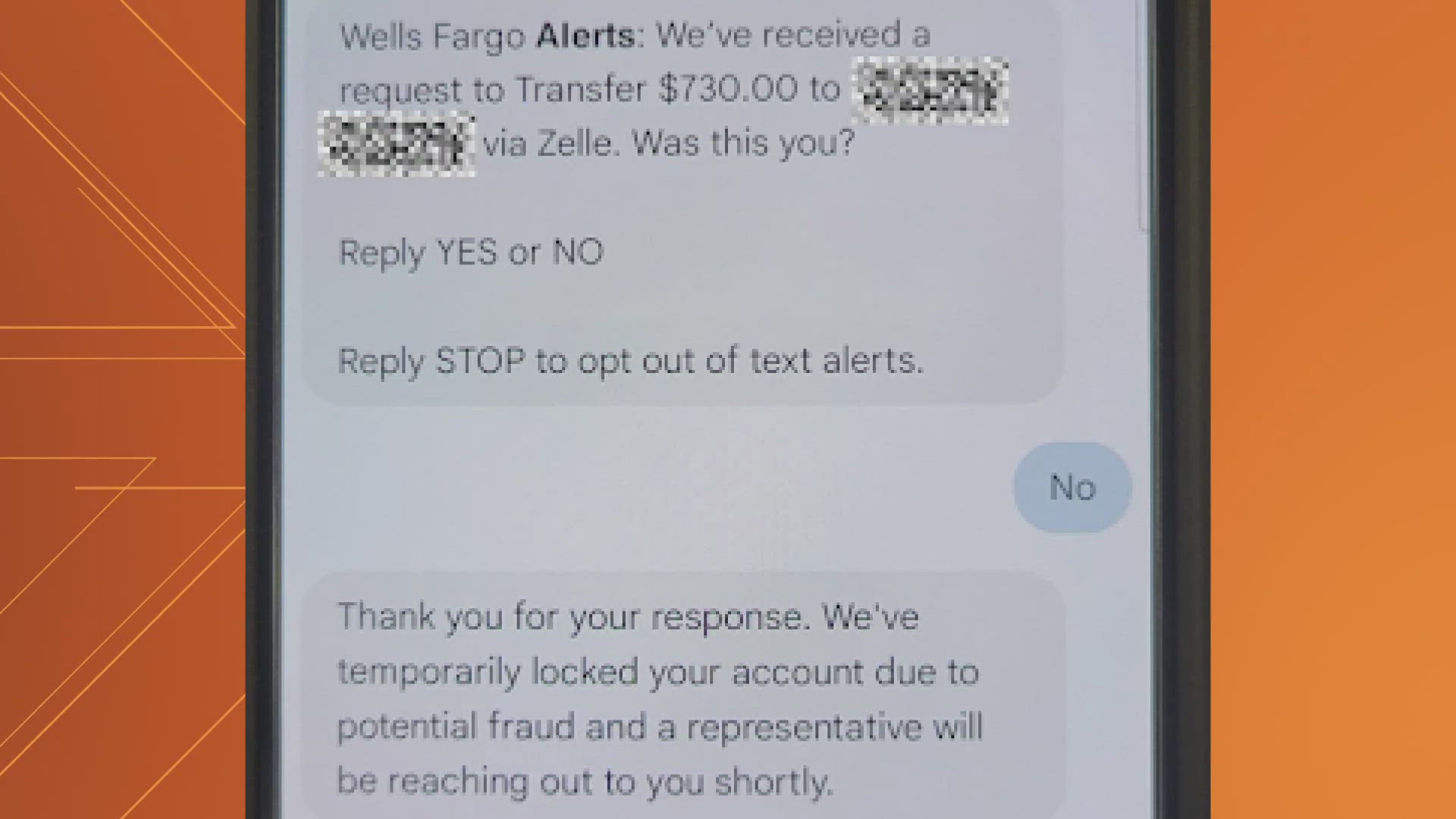 Scammers stole $95,000 from victims using fake bank alerts just last week.