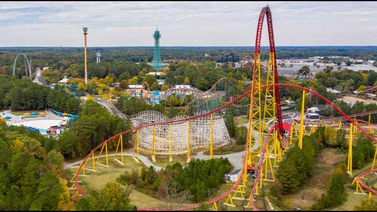 Theme Park Worldwide on X: Here's some more photos from our visit to Kings  Dominion in Virginia. It was also great to get multiple re-rides on  Intimidator 305 at night. The last