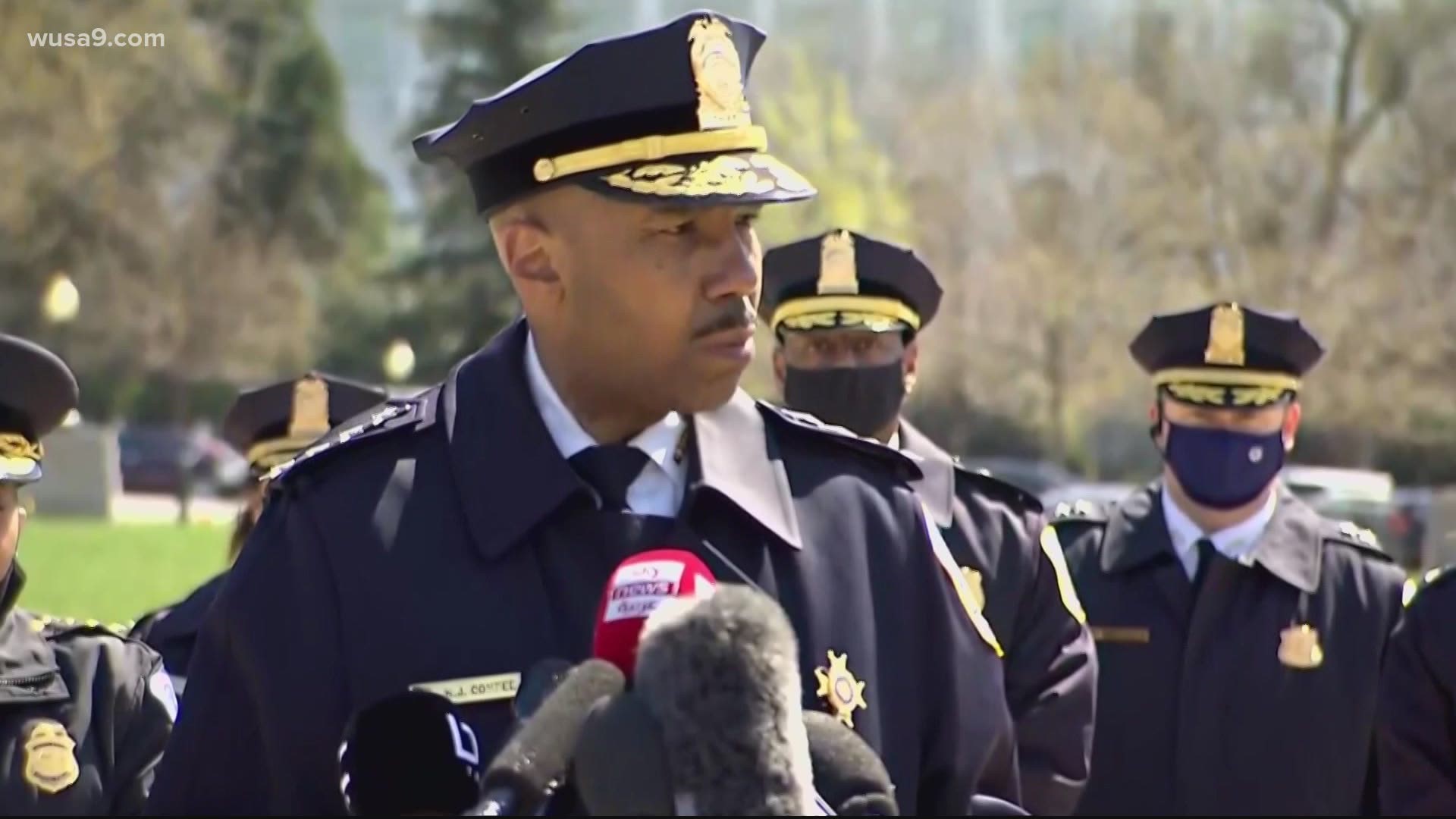 Robert J. Contee is officially the chief of police in D.C. after four months as acting chief. He replaces Peter Newsham who is now in Prince William County.