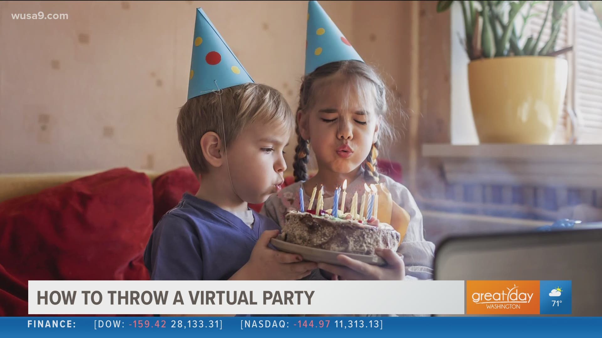 Event planner Amy Nichols has some expert tips on throwing a virtual party.