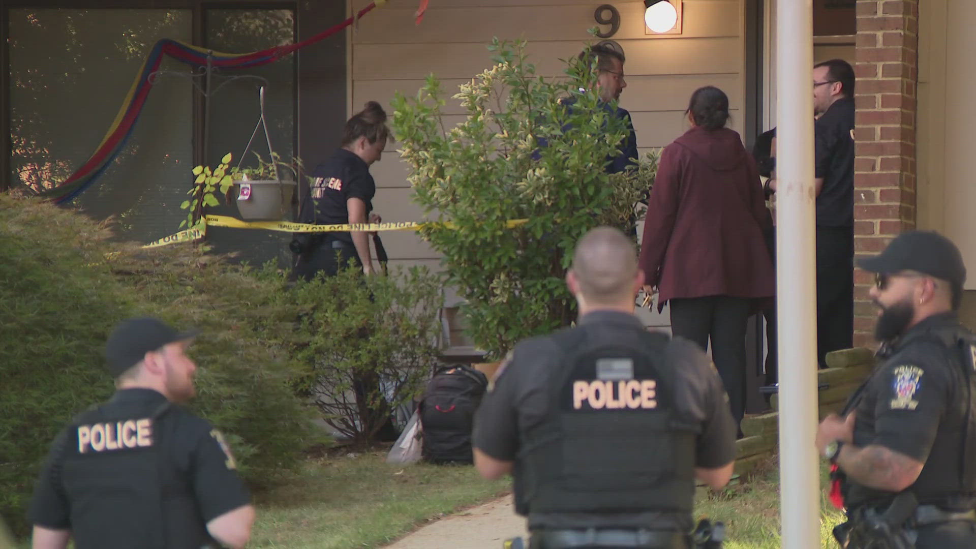 Montgomery County police investigate a fatal shooting in Gaithersburg, where an adult woman was found early Sunday.