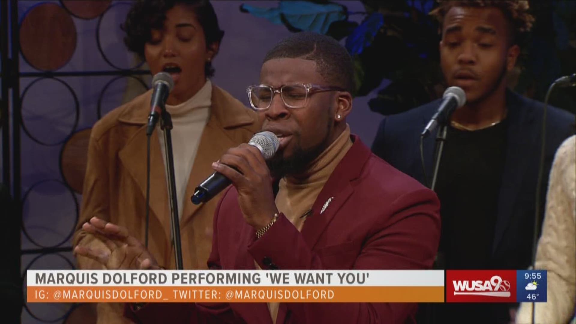 Marquis Dolford provides amazing energy on the Great Day stage with his performance of his song 'We Want You.' This segment was sponsored by the DCOCTFME.