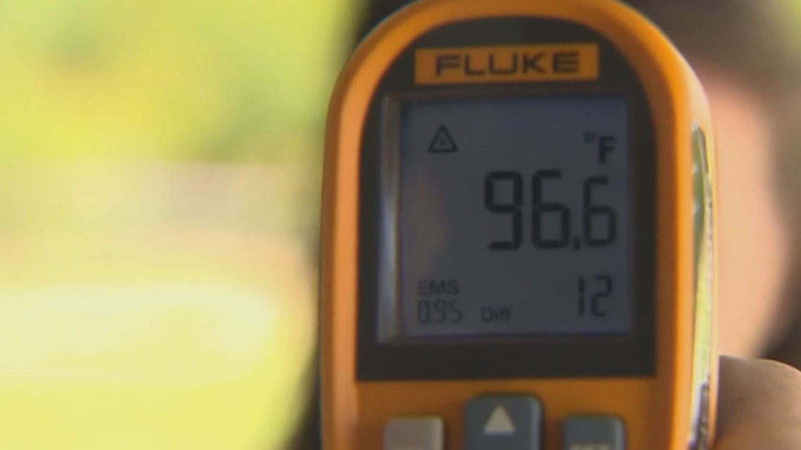 Infrared thermometers may give false fever readings in the summer