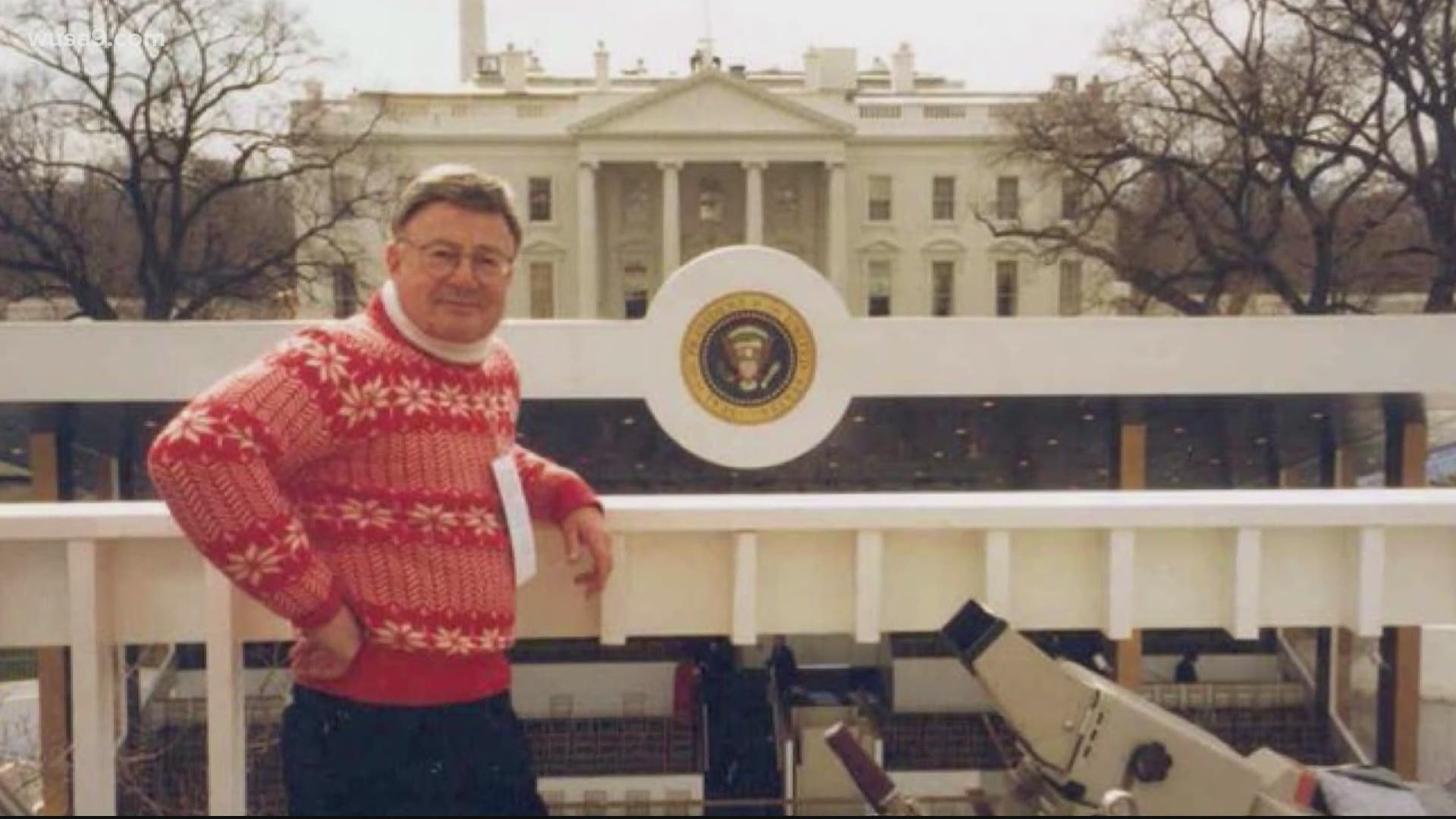 At 93, Charlie Brotman has announced every inaugural parade since Eisenhower's inauguration. He was replaced in 2017.