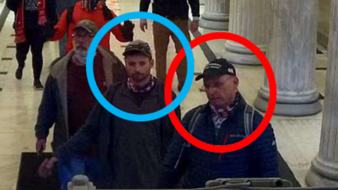 Father-son pair claimed 'Antifa' was behind damage at Capitol 