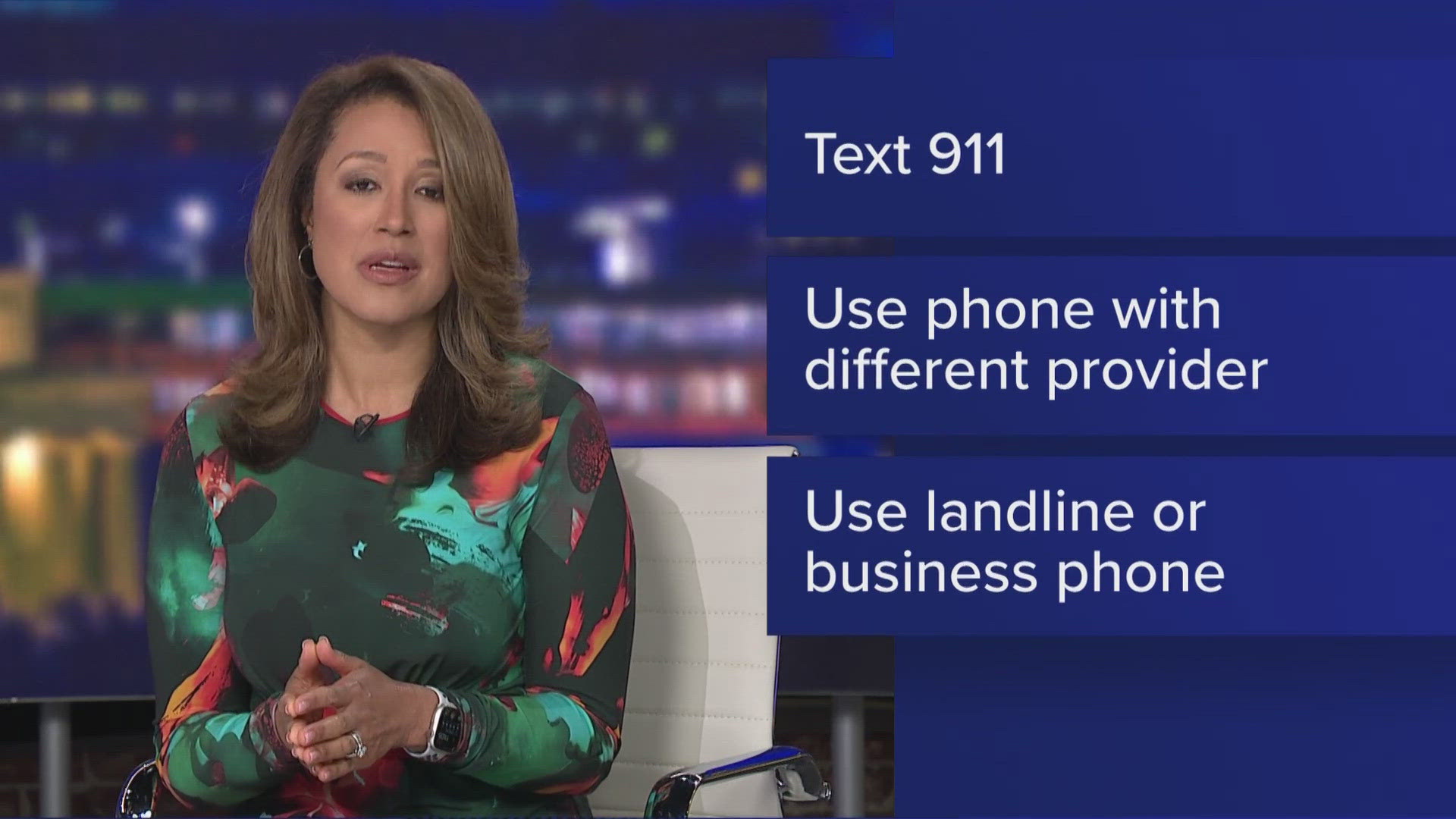 The Fairfax County Government is advising residents who are dealing with issues attempting to call emergency services to text 911 instead.