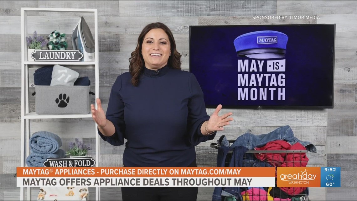 Lifestyle contributor Limor Suss shares appliance deals for May is Maytag Month