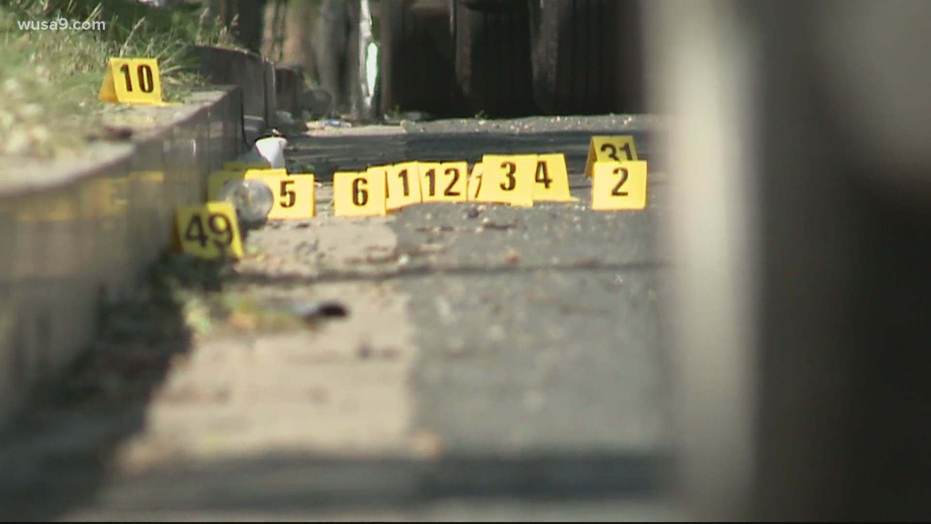 In all, eight people have been shot on Sunday amid shootings in D.C., according to MPD.