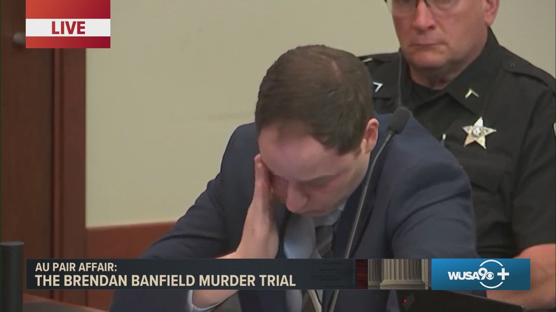 Body camera footage shows Brendan Banfield's reaction to wife's death ...