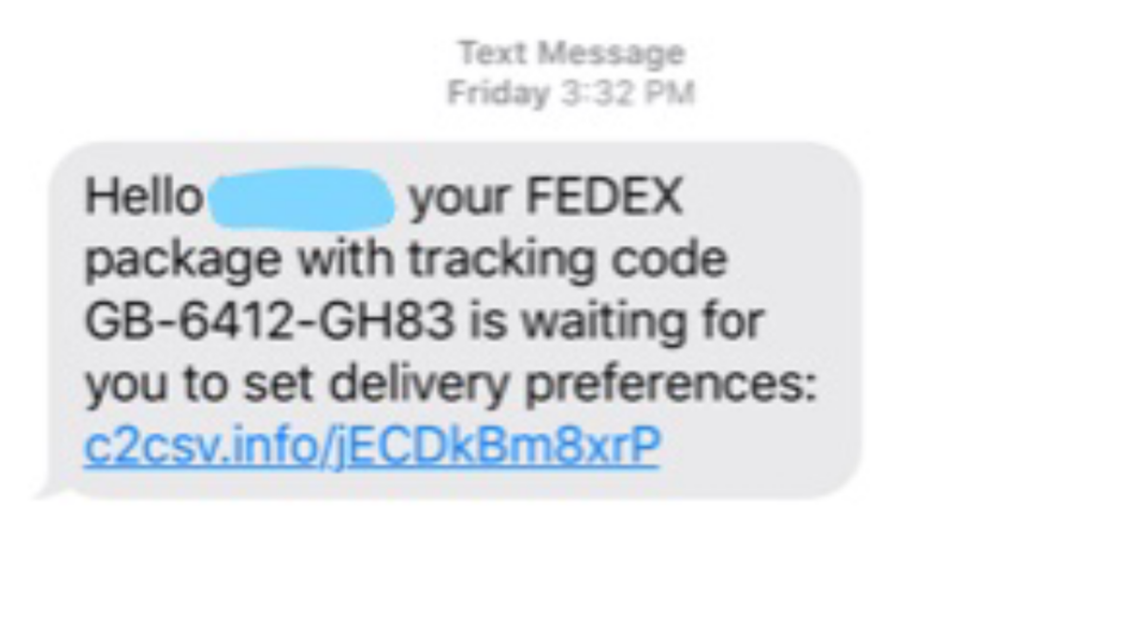 Fedex text messaging scam? Beware. | wusa9.com