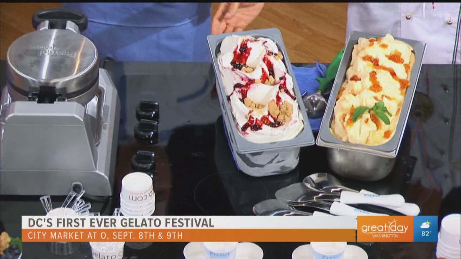 Two international gelato masters share how you can enjoy DC's first gelato festival this weekend, September 8th & 9th at City Market at O. 