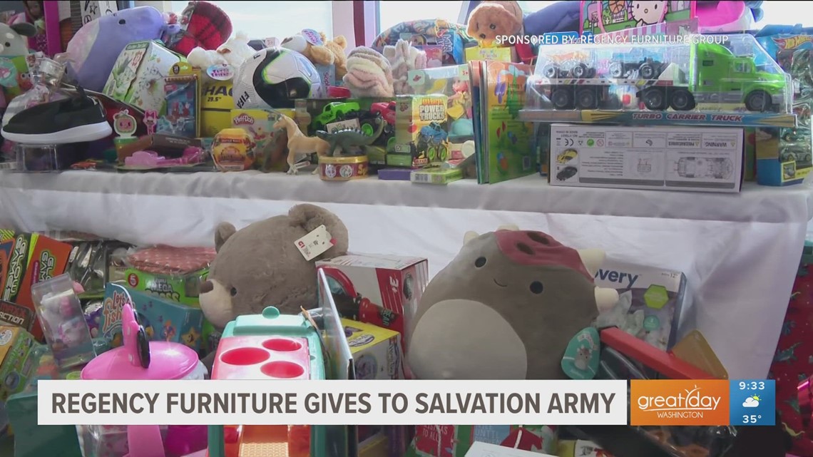 Regency Furniture gives back to the Salvation Army