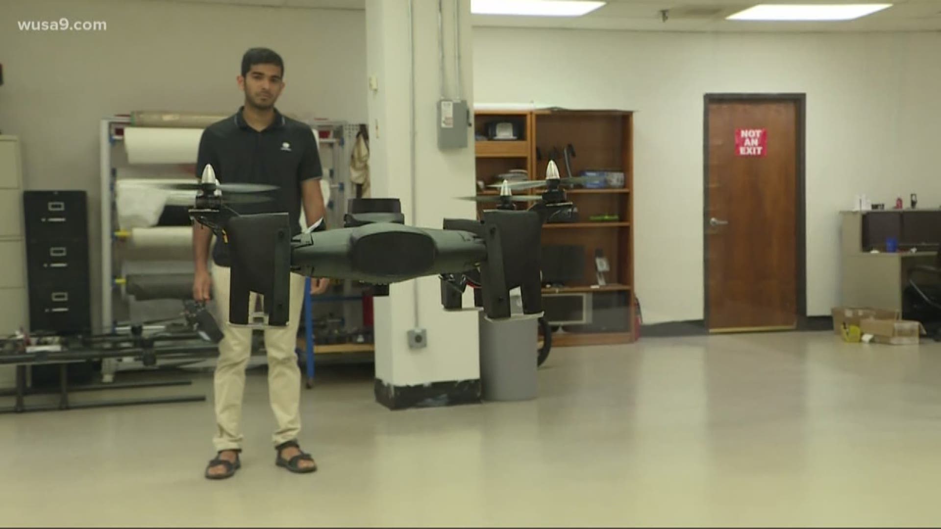 A company is developing a drone to help first responders if a terrorist strike or natural disaster happens.