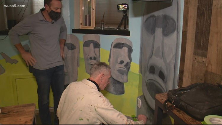 Muralist transforming spaces indoors and outside across DC | Mic'd Up