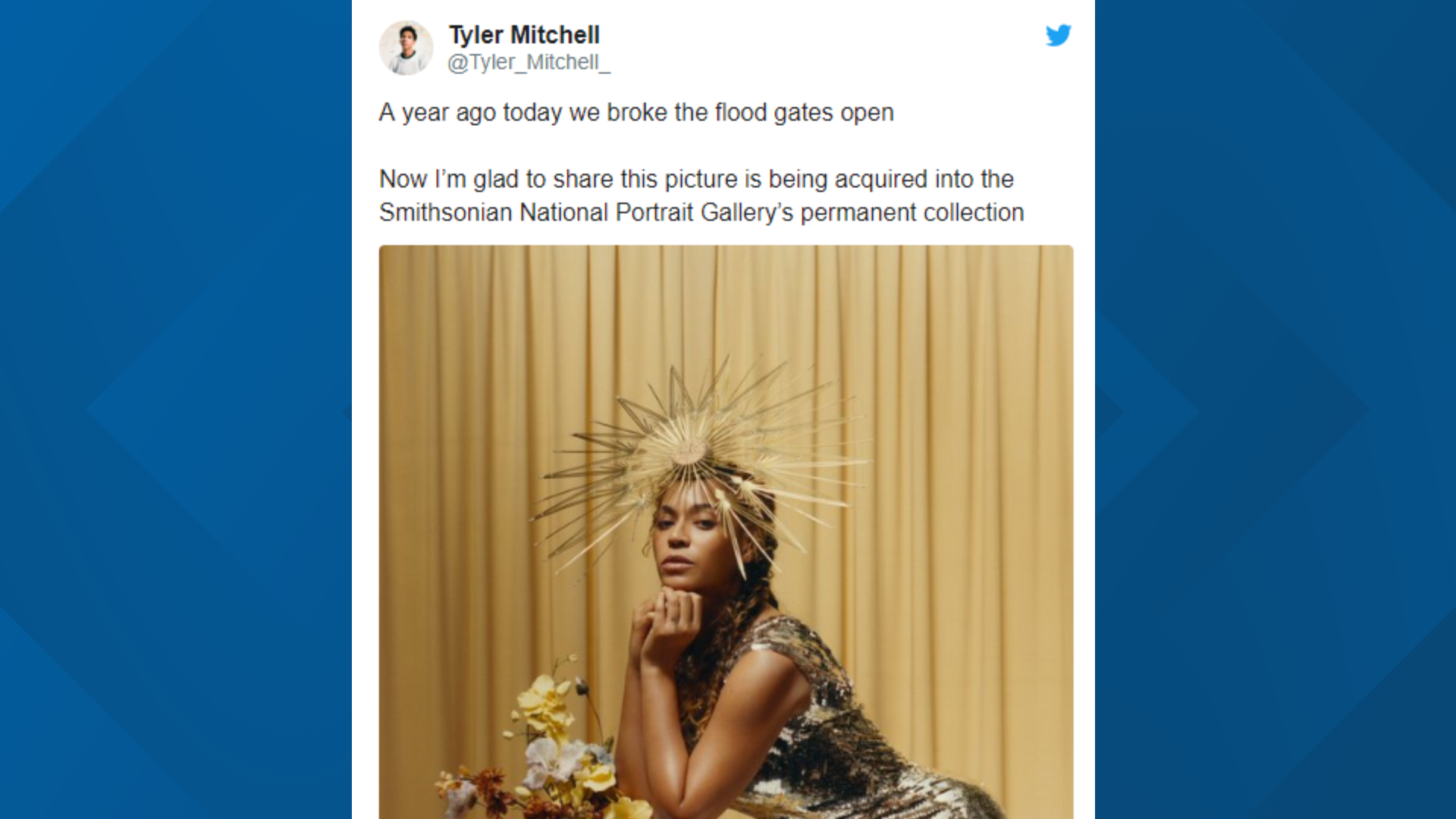 Beyoncé Vogue portrait added to National Portrait Gallery | wusa9.com
