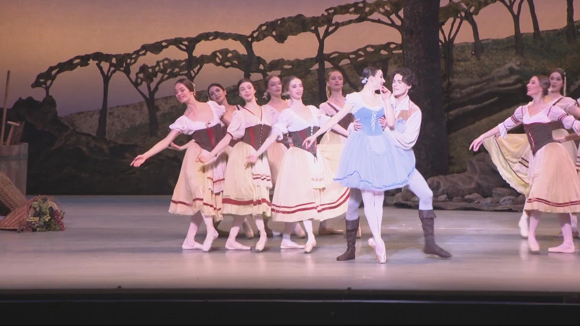 The United Ukrainian Ballet company made its U.S. debut Wednesday night at the Kennedy Center in Washington, D.C.