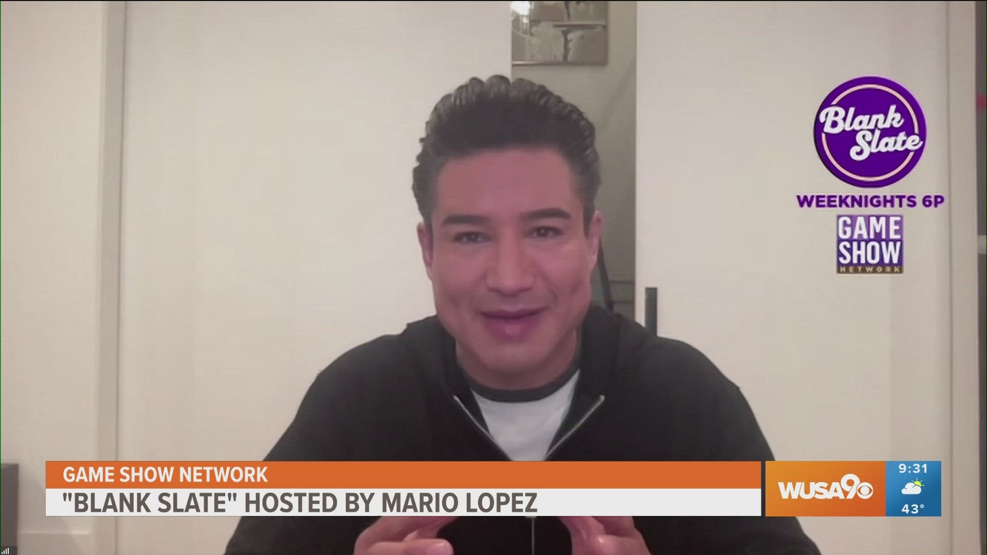 Mario Lopez tells us about his new game show "Blank Slate".