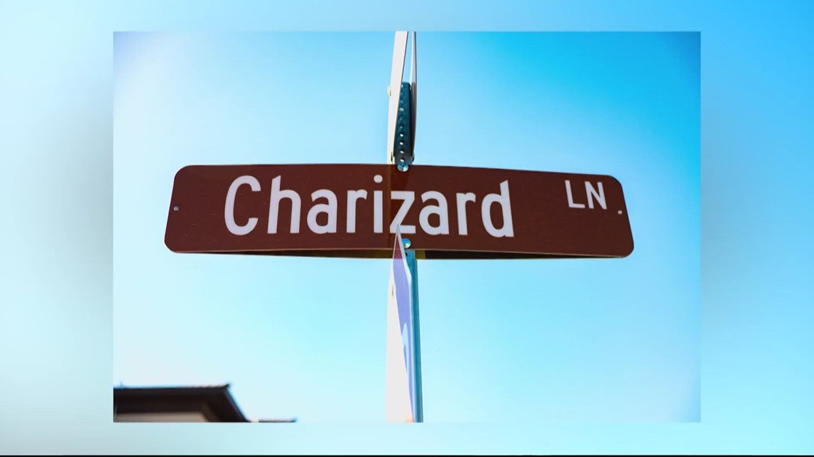 Street names named after Pokémon characters