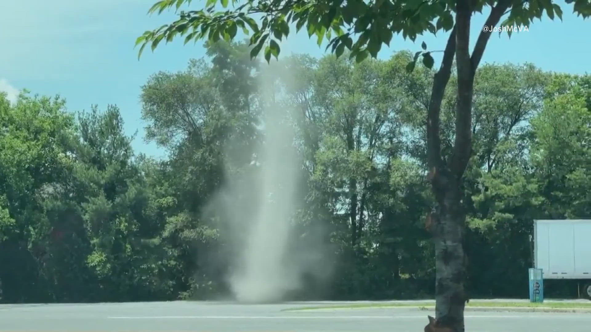 A dust devil is rare and usually harmless. 