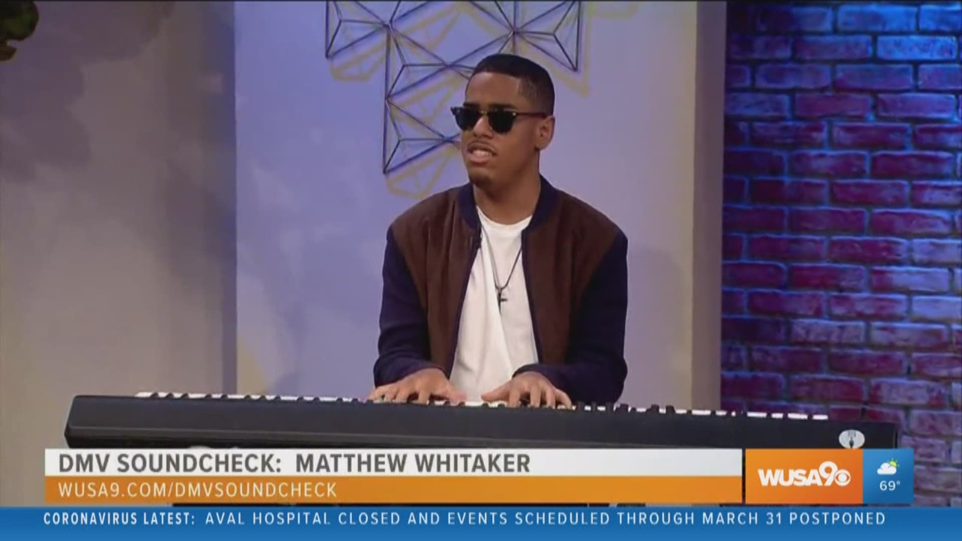 We update legally blind pianist Matthew Whitaker's story in the DMV Soundcheck. Sponsored by DC OCTFME to Send a sample of your work to dmvsoundcheck@wusa9.com.