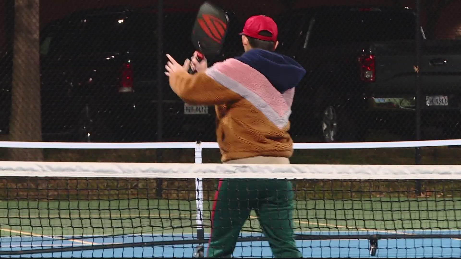 The Walter Reed tennis courts will undergo construction to become dedicated pickleball courts.
