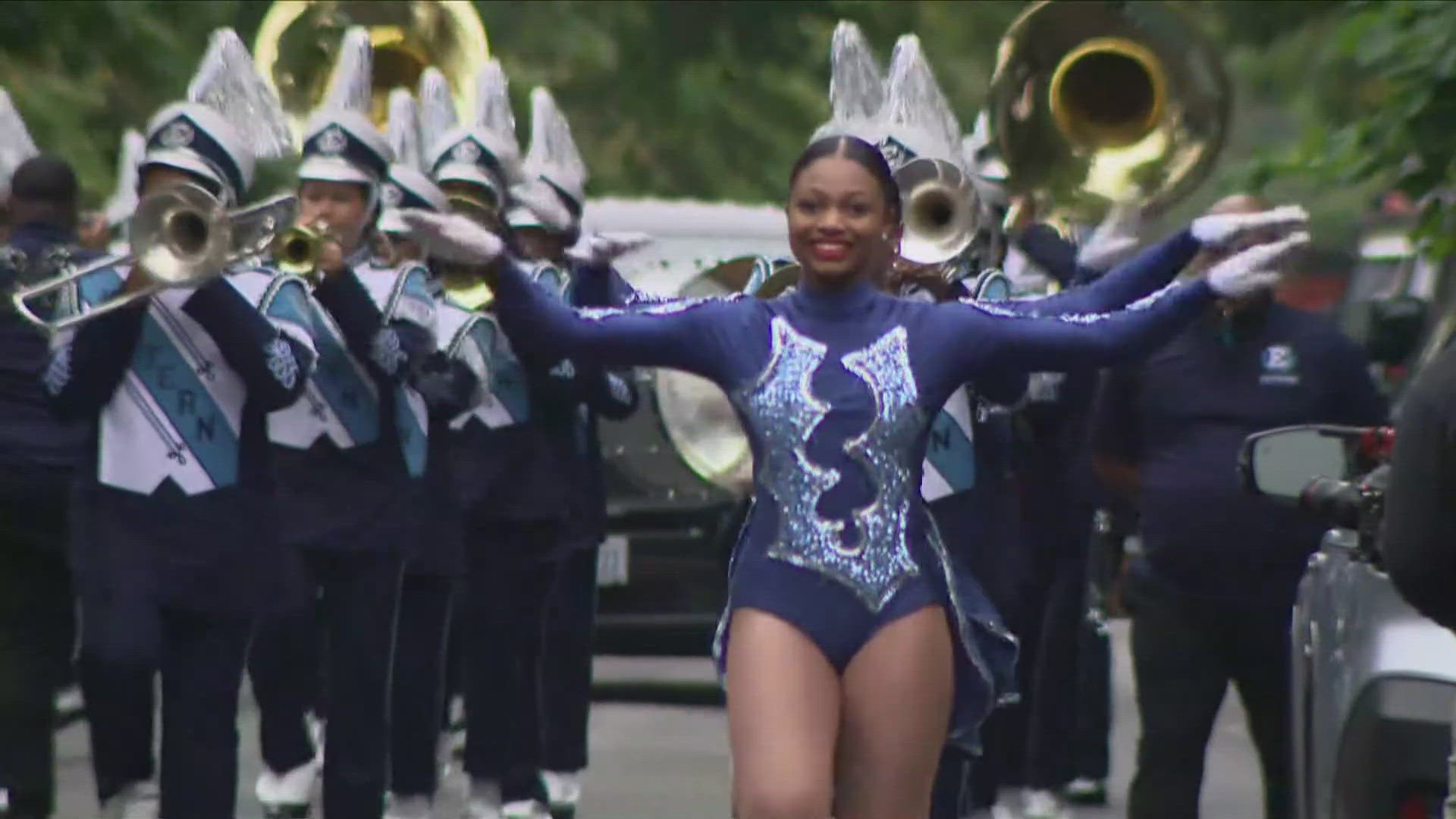 Part of A Street in Northeast has been renamed in their honor. It's now called "Blue & White Marching Machine Way."