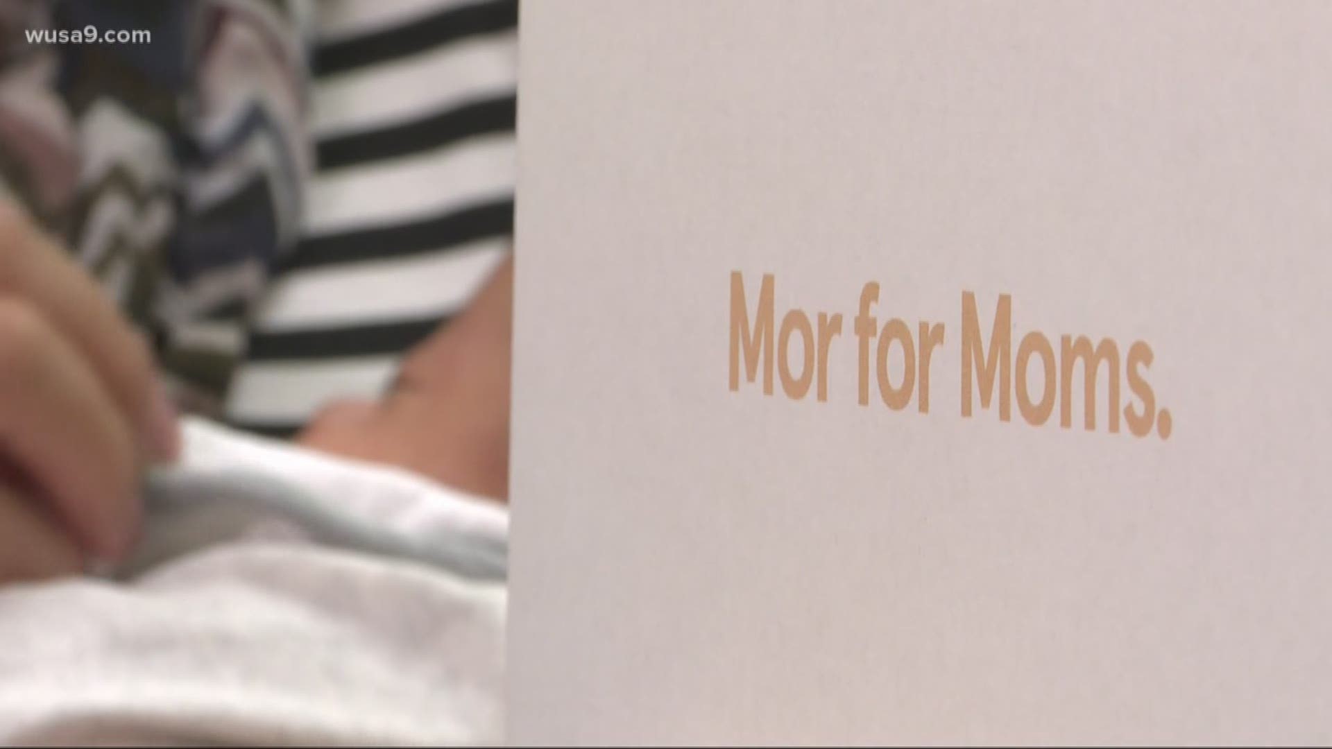 Mor For Moms created a box that has all the supplies new moms need for when they take their newborns home.