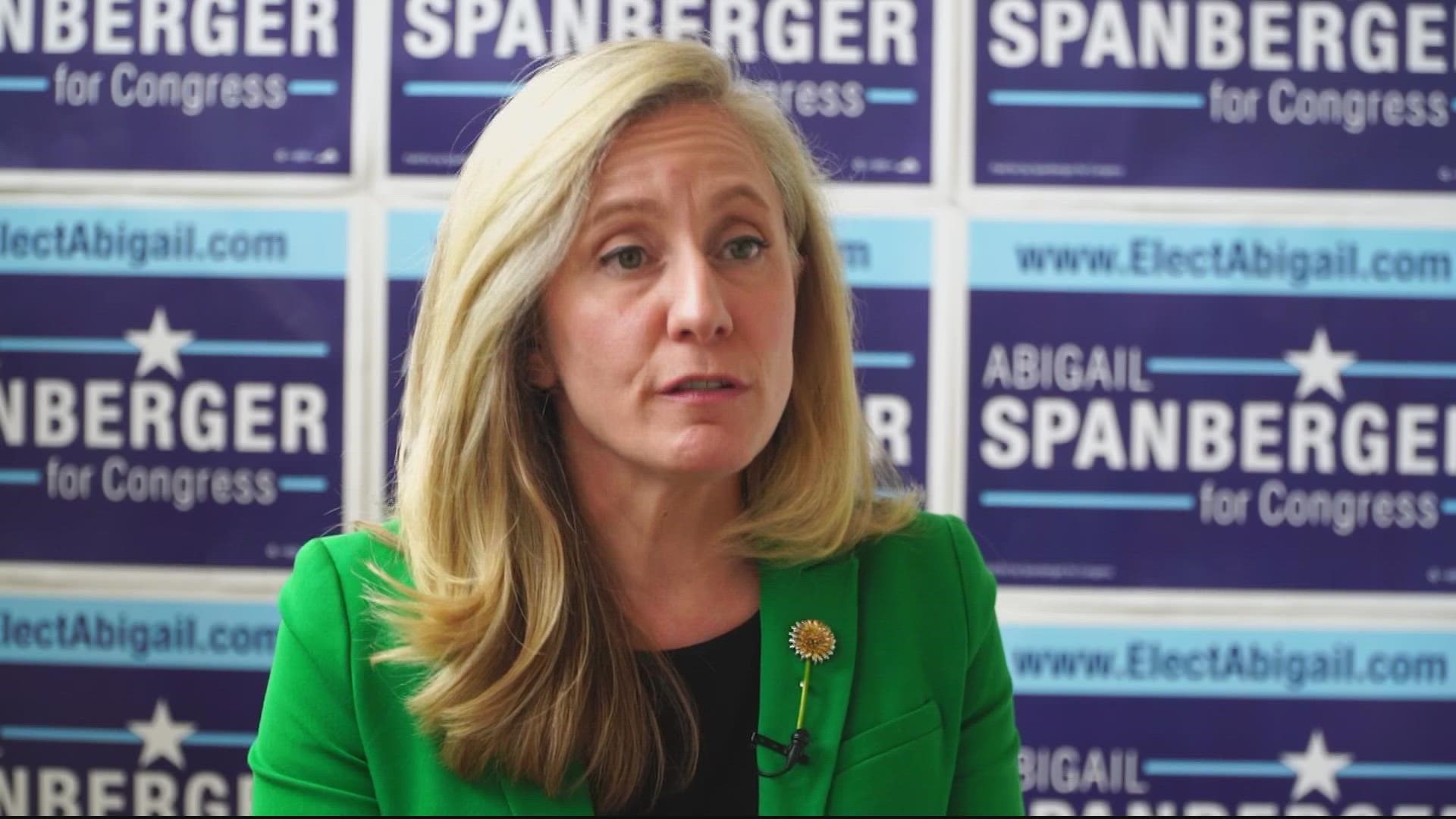 WUSA9 spoke with Spanberger at her campaign headquarters in Fredericksburg.