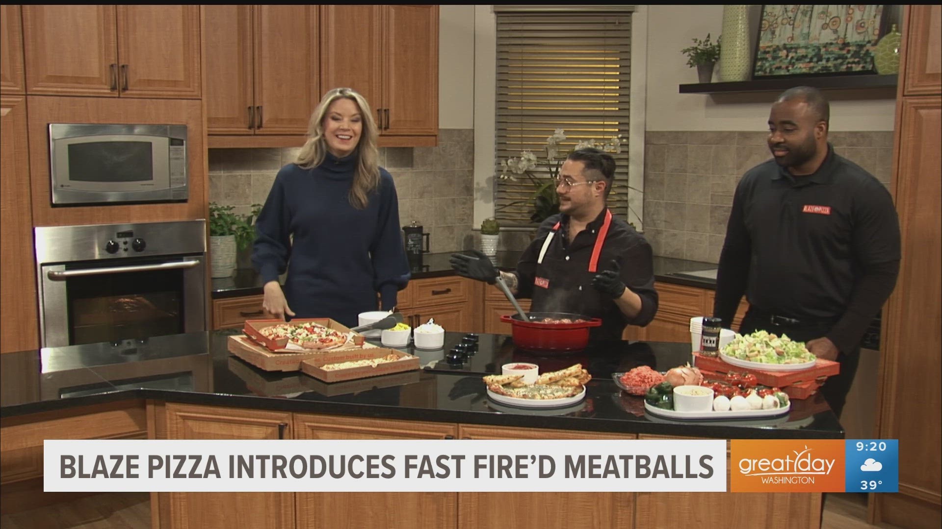 Ready for your Super Bowl and March Madness parties? Blaze Pizza Store owner Kevyn Scott and COO Johnny Telez show how to make the best pizza and meatballs.