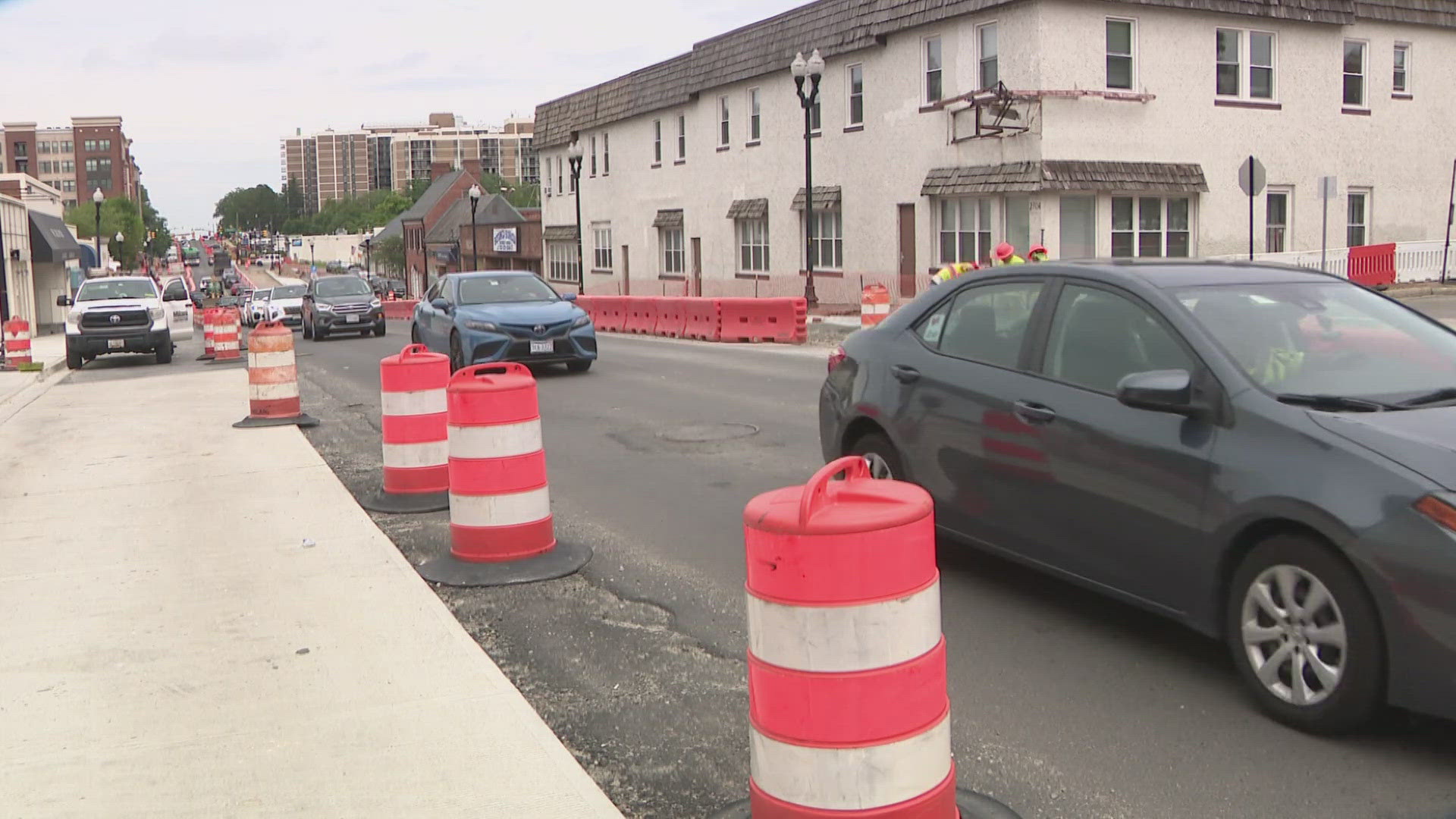Project managers said it's getting closer to being done, but the road and its infrastructure needed a massive overhaul.