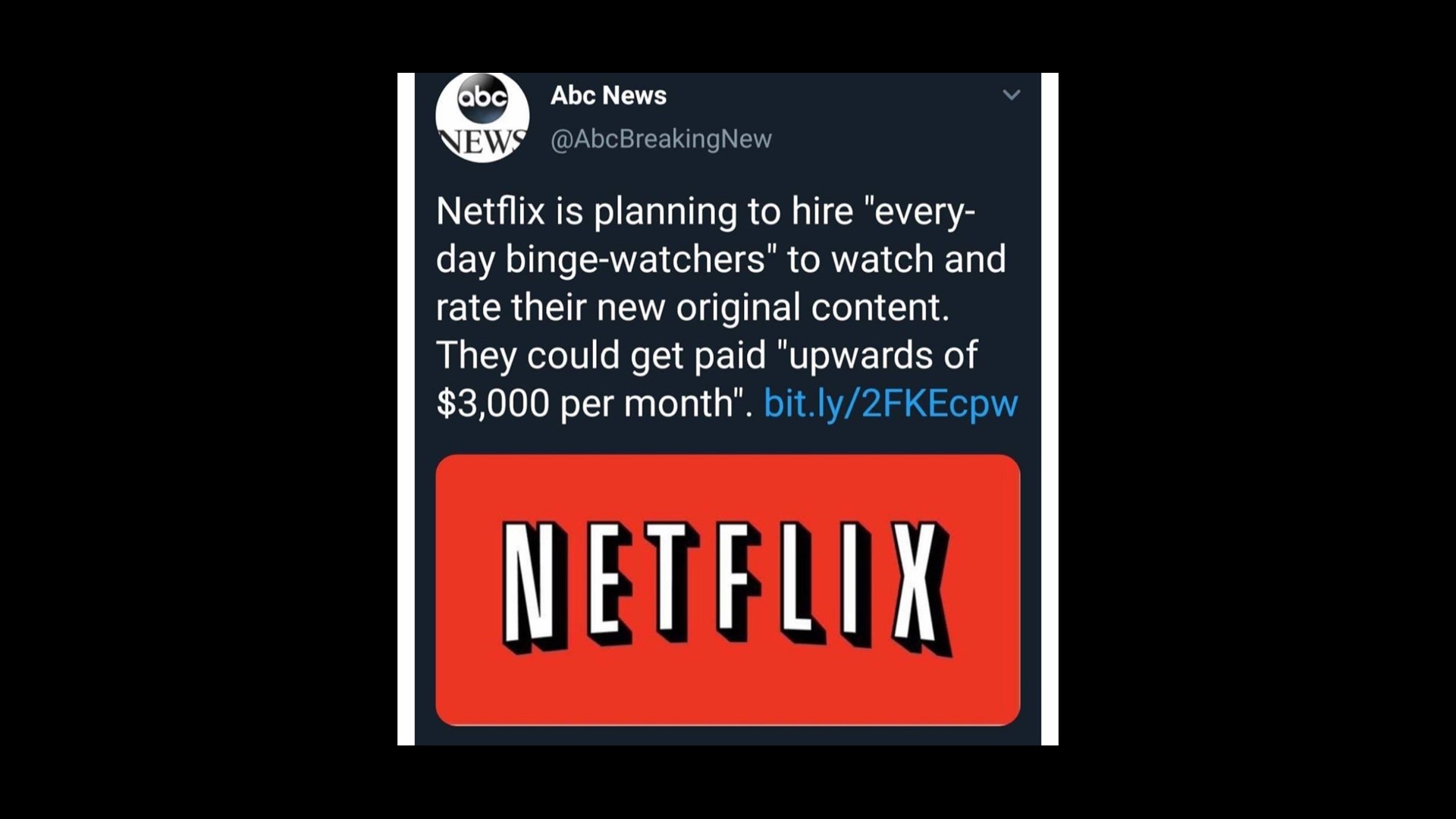 professional binge watcher hiring