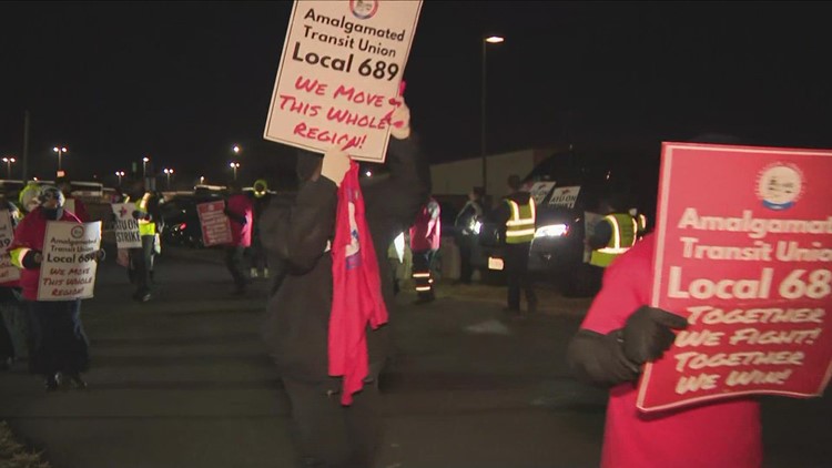 Transit workers in Loudoun County, Virginia, strike over contract concerns