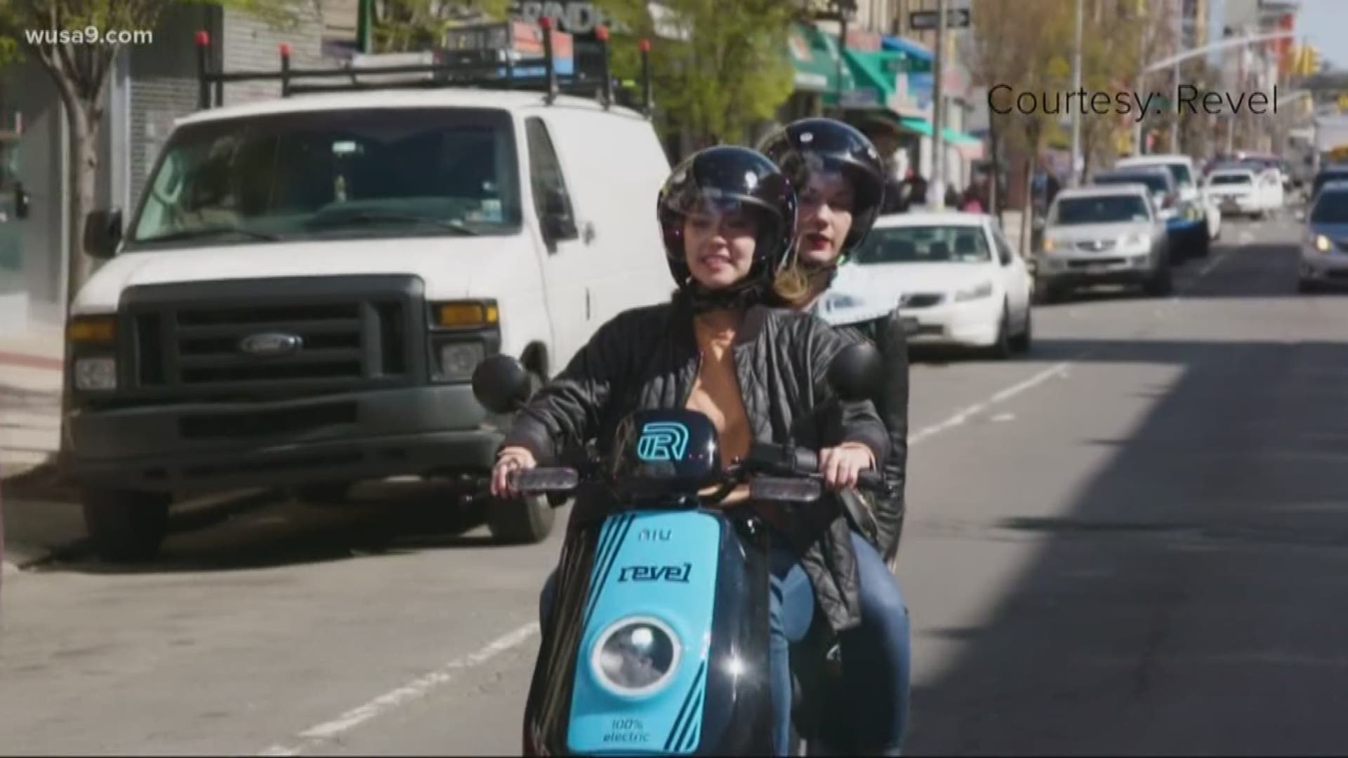Starting this weekend, you can hop on a moped to get around town with the click of a button.

NYC-based company, Revel, is part of a pilot program in DC that will rent out mopeds the same way you can get a dockless scooter - through an app -  but for a slightly higher startup fee.

According to the company’s website, there is a one-time $19 fee to sign up with Revel after you download the app, to verify your identity and safe driving record.