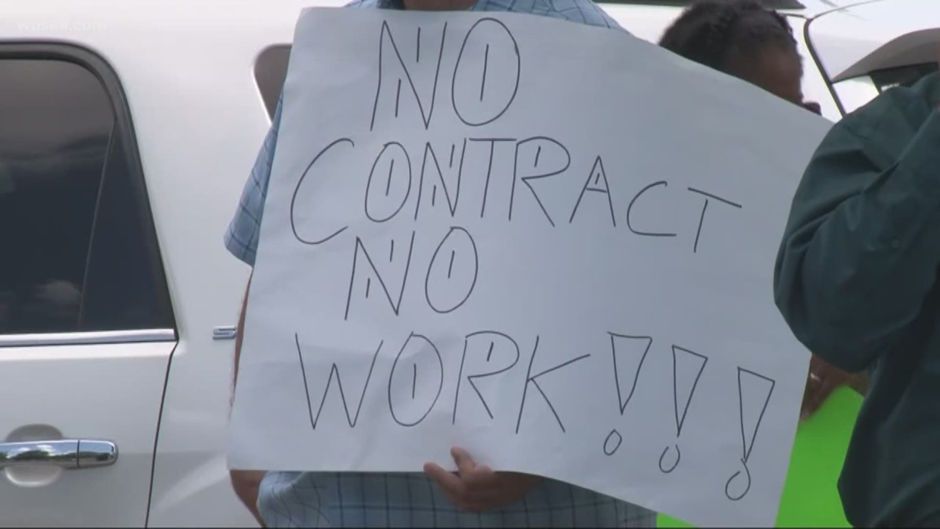 Thousands of NoVA commuters are impacted while many of the drivers strike for better pay in a new contract.