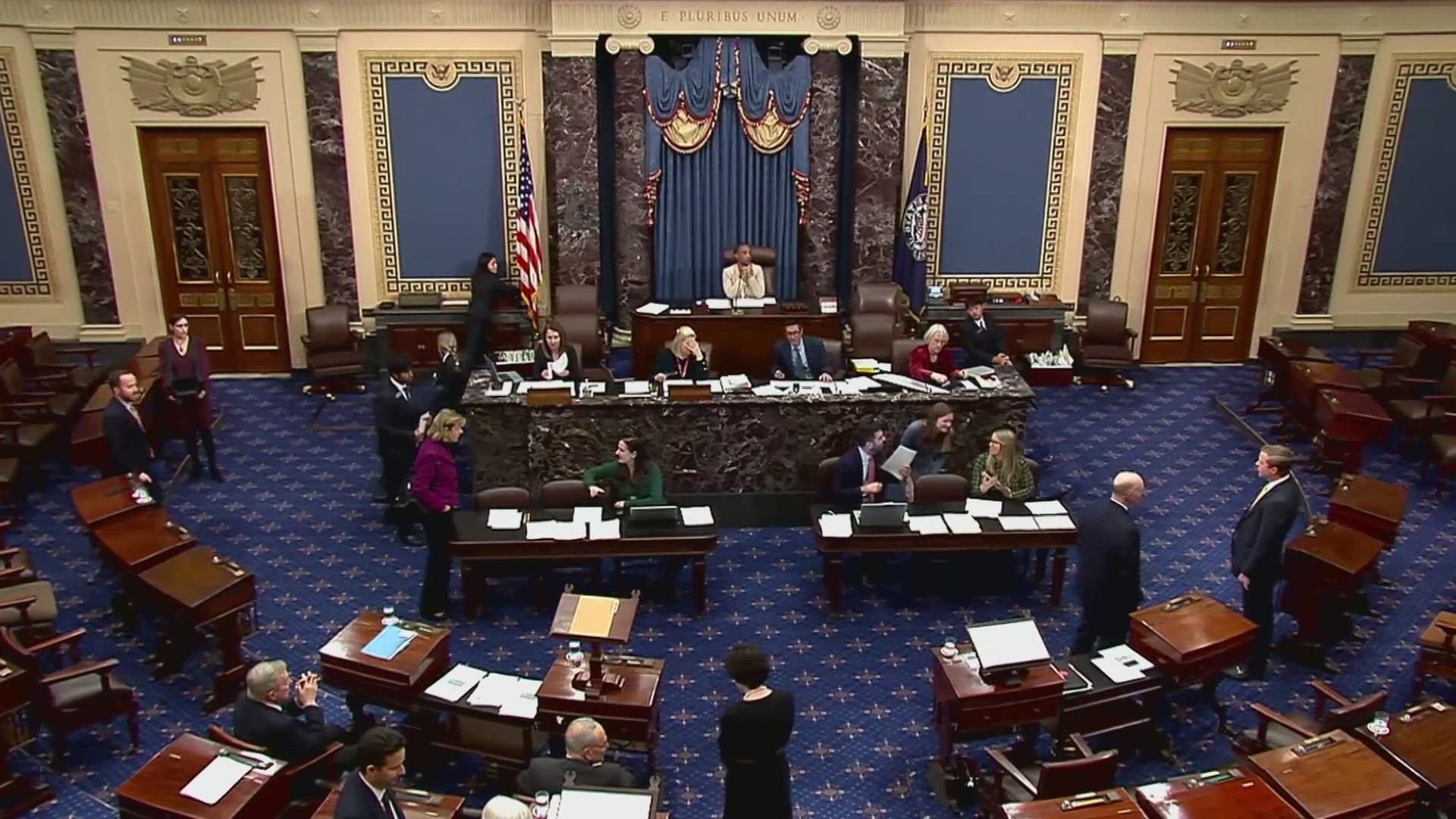 The Senate passed legislation early this morning to avoid the shutdown, after the House passed it's bill.