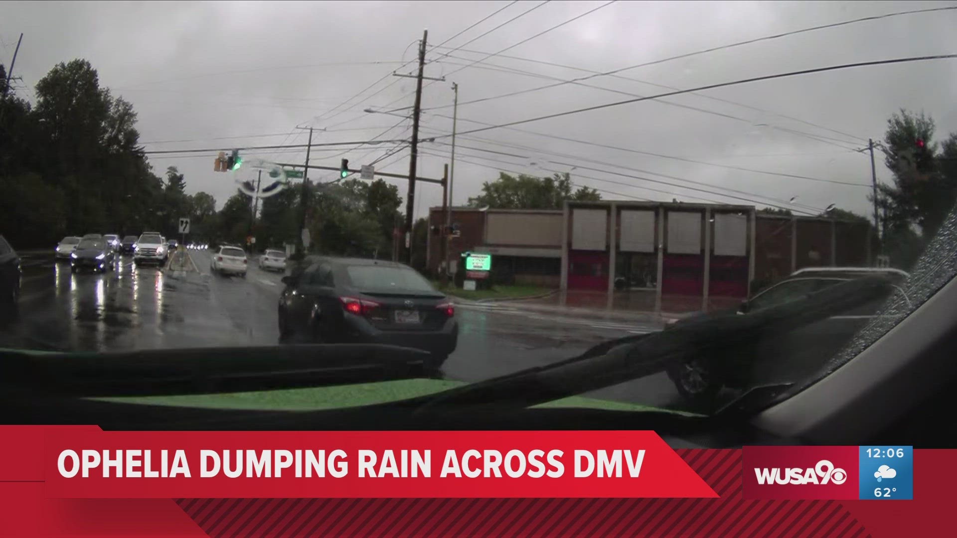 The coastal storm is dumping rain across the DMV.