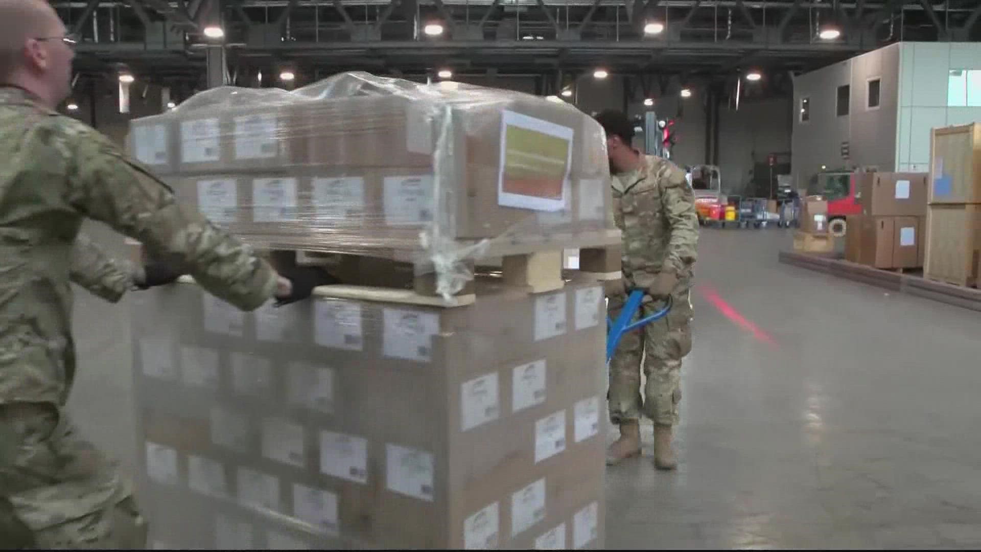 A fresh shipment is set to arrive at Dulles.