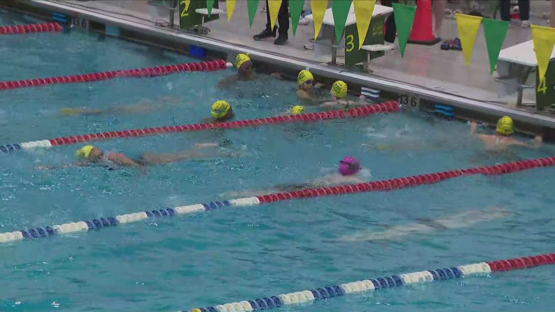 WUSA9'S KATIE LUSSO WAS LIVE AT THE TAKOMA AQUATIC CENTER IN NORTHWEST IN D.C. WHERE THE SWIM MEET WILL TAKE PLACE ALL DAY.