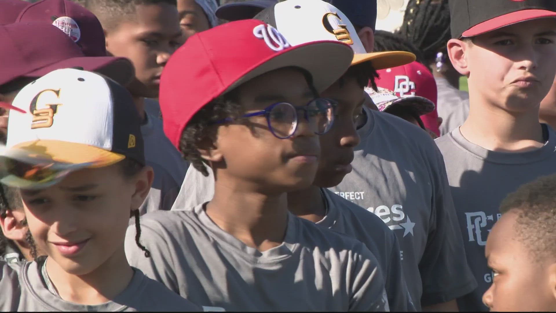 Hundreds flocked to the baseball diamond for the Ceph Christie Baseball Camp, paying tribute to the fallen 17-year-old.