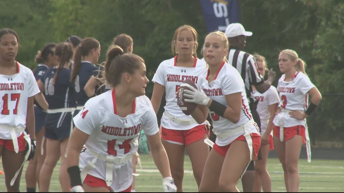 Ravens and Under Armour launch girls' flag football in Frederick County  Public Schools 