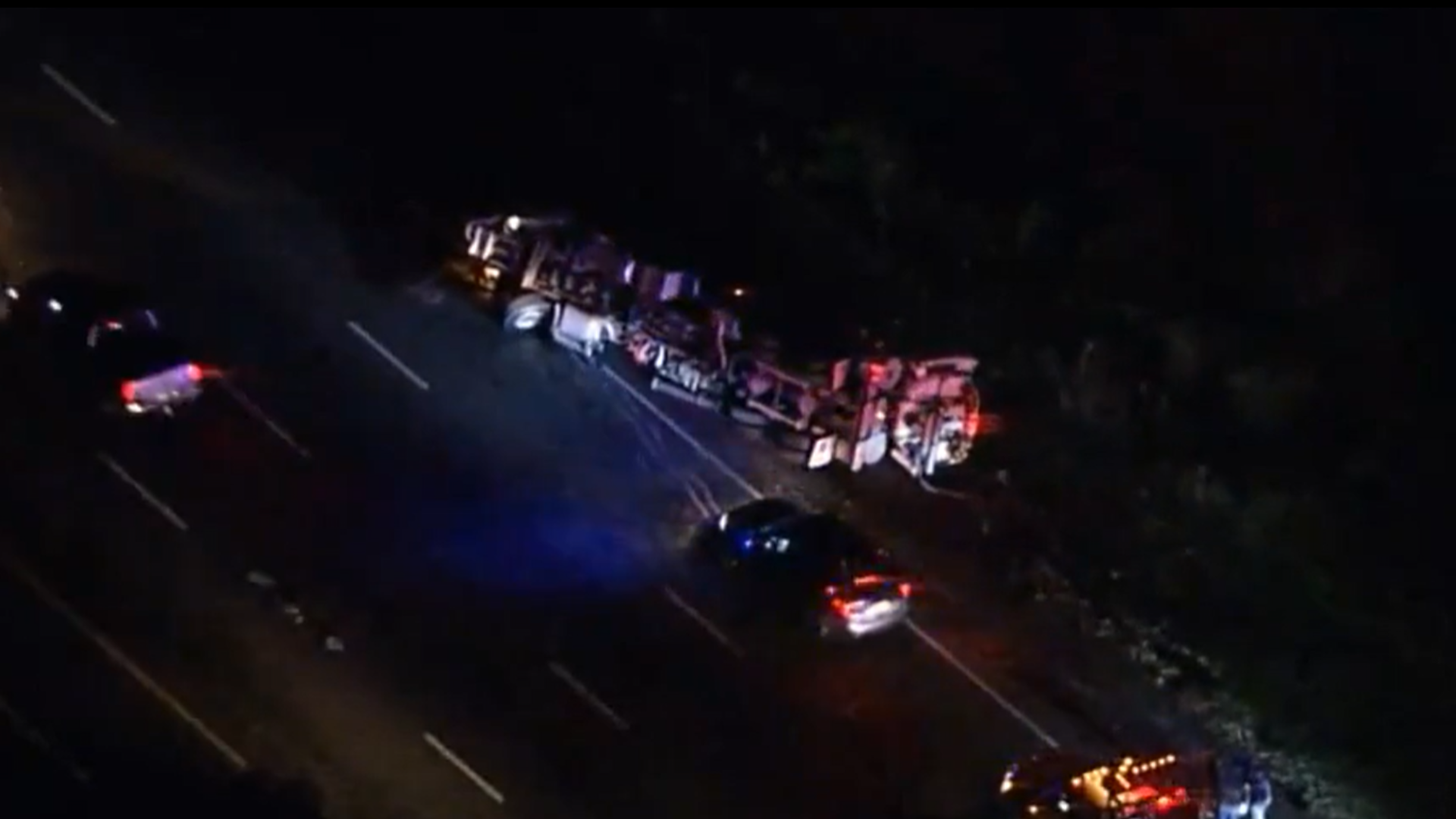 Trailer crash on I-495 Inner Loops causes delays near PG county | wusa9.com