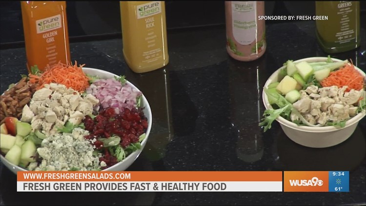 Fast and healthy meal options at Fresh Green