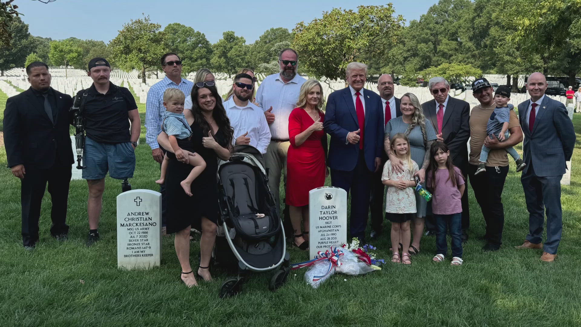 The altercation reportedly began over filming and photography at the cemetery.