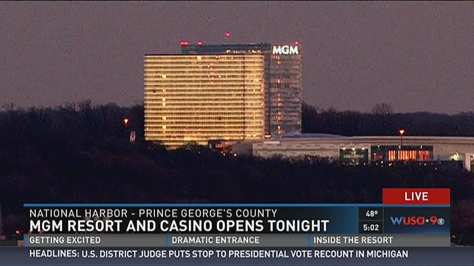 mgm casino national harbor opening