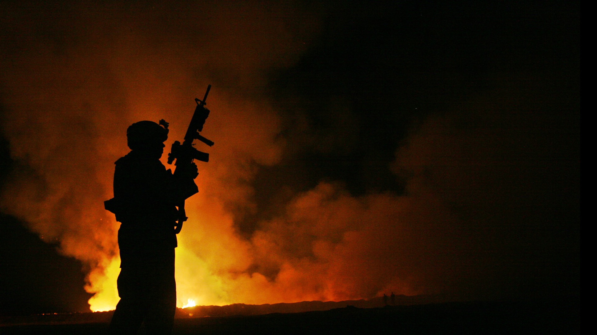 U.S. Army burn pits in action abroad